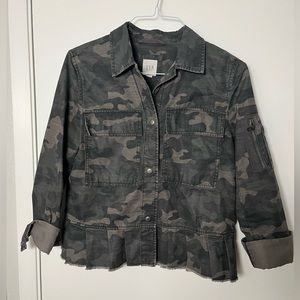 Army Print Gap Jacket